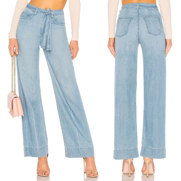 Lovers + Friends Denim - Lovers + Friends Cameron Wide Leg High Rise Jeans